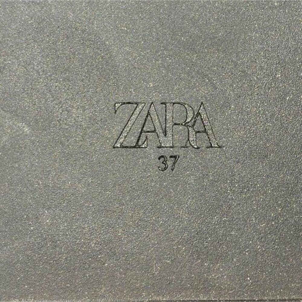 Zara Buckled Moto Goth Streetwear Lug SOLE Contemporary‎ Boots Size 37 US 6.5 - Picture 16 of 16